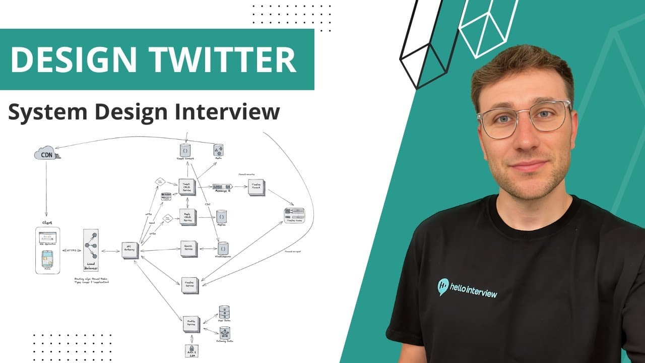 Entretien system design : concevoir Twitter