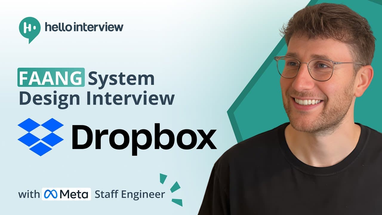 Entretien de system design : concevoir Dropbox ou Google Drive avec un ancien Staff Engineer de Meta