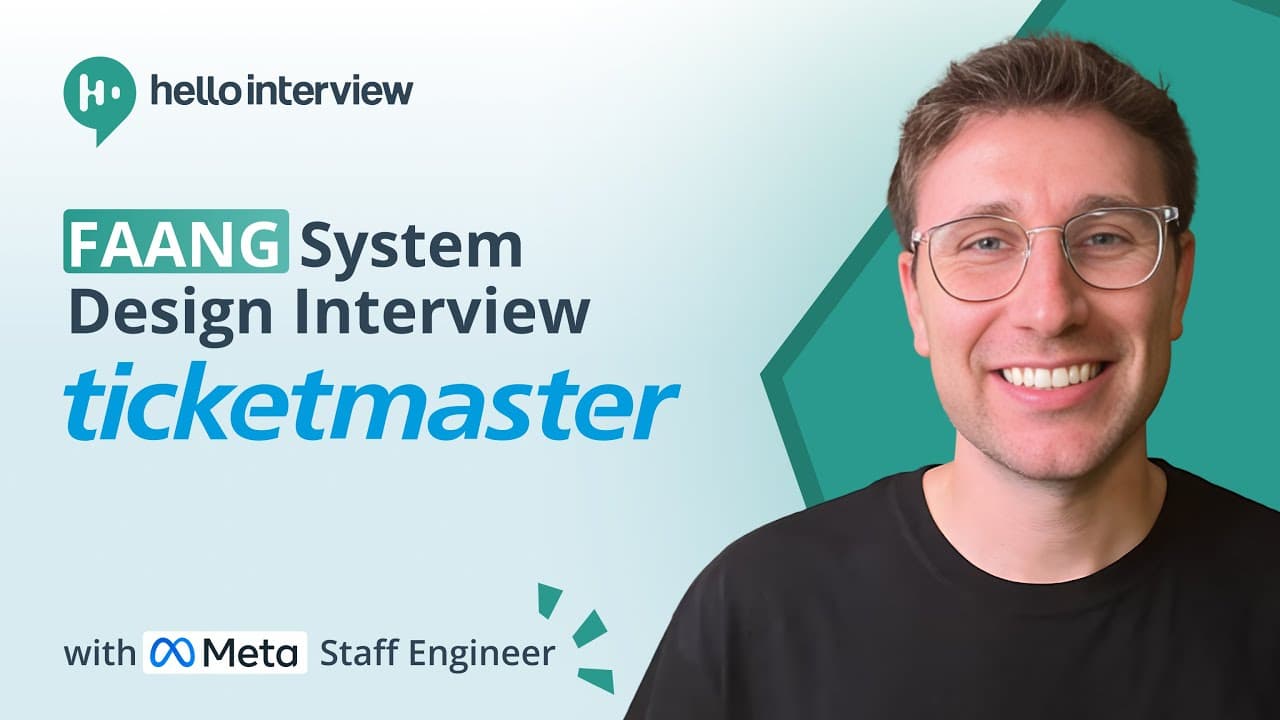 Entretien system design : concevoir Ticketmaster avec un ex Meta Staff Engineer
