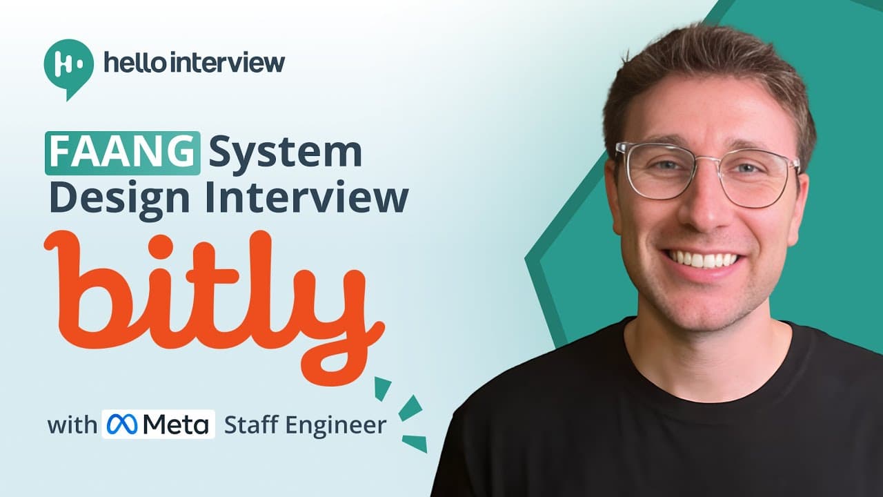 Entretien System Design débutant : Design Bitly w/ a Ex-Meta Staff Engineer