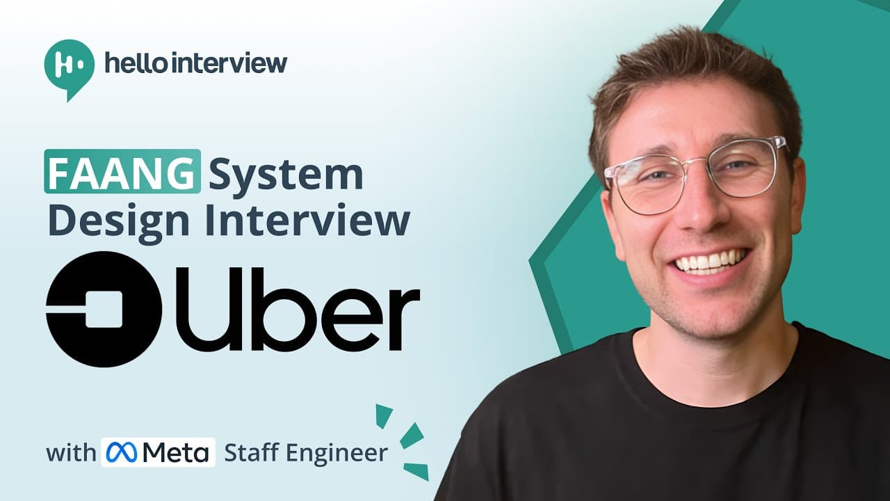 Entretien de System Design : concevoir Uber avec un ex-Staff Engineer de Meta