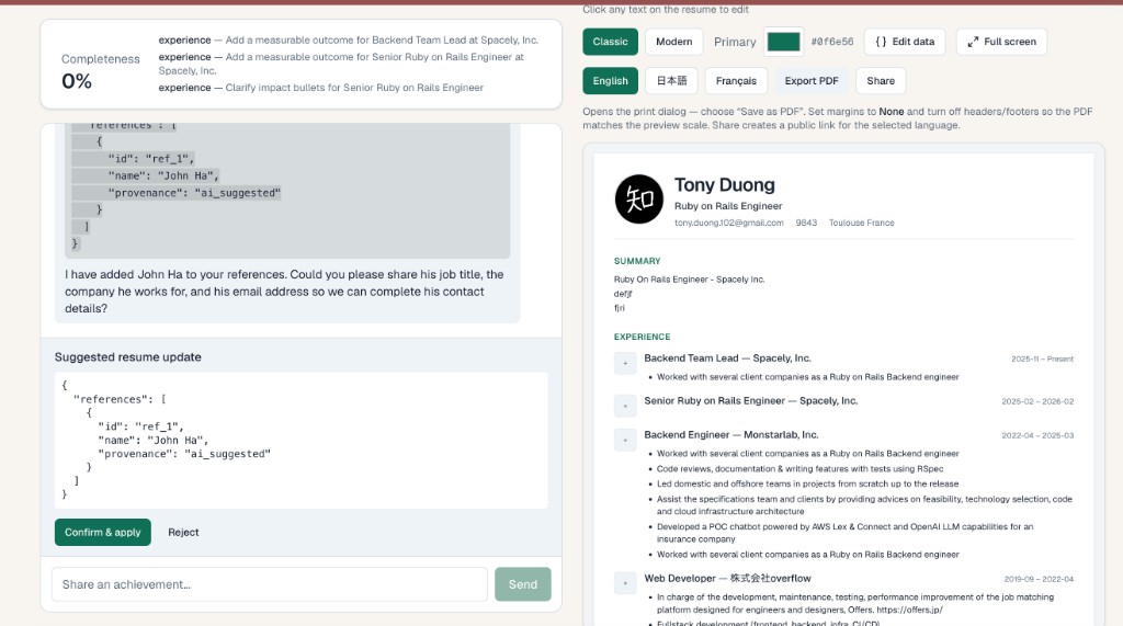 AI Resume Builder